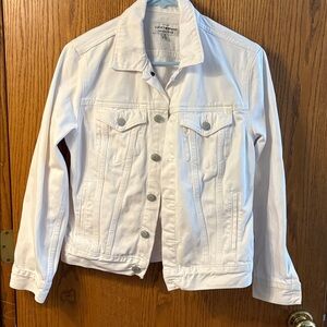 Lucky Brand White Denim Jacket